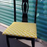 Padded vintage chair - $9 to $12 (depending on quantity needed - 25 in stock) Custom covers to match your event can be made for an additional fee.