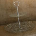 Vintage 2 tier Glass Platter -1429
Quantity 1 - $6.00